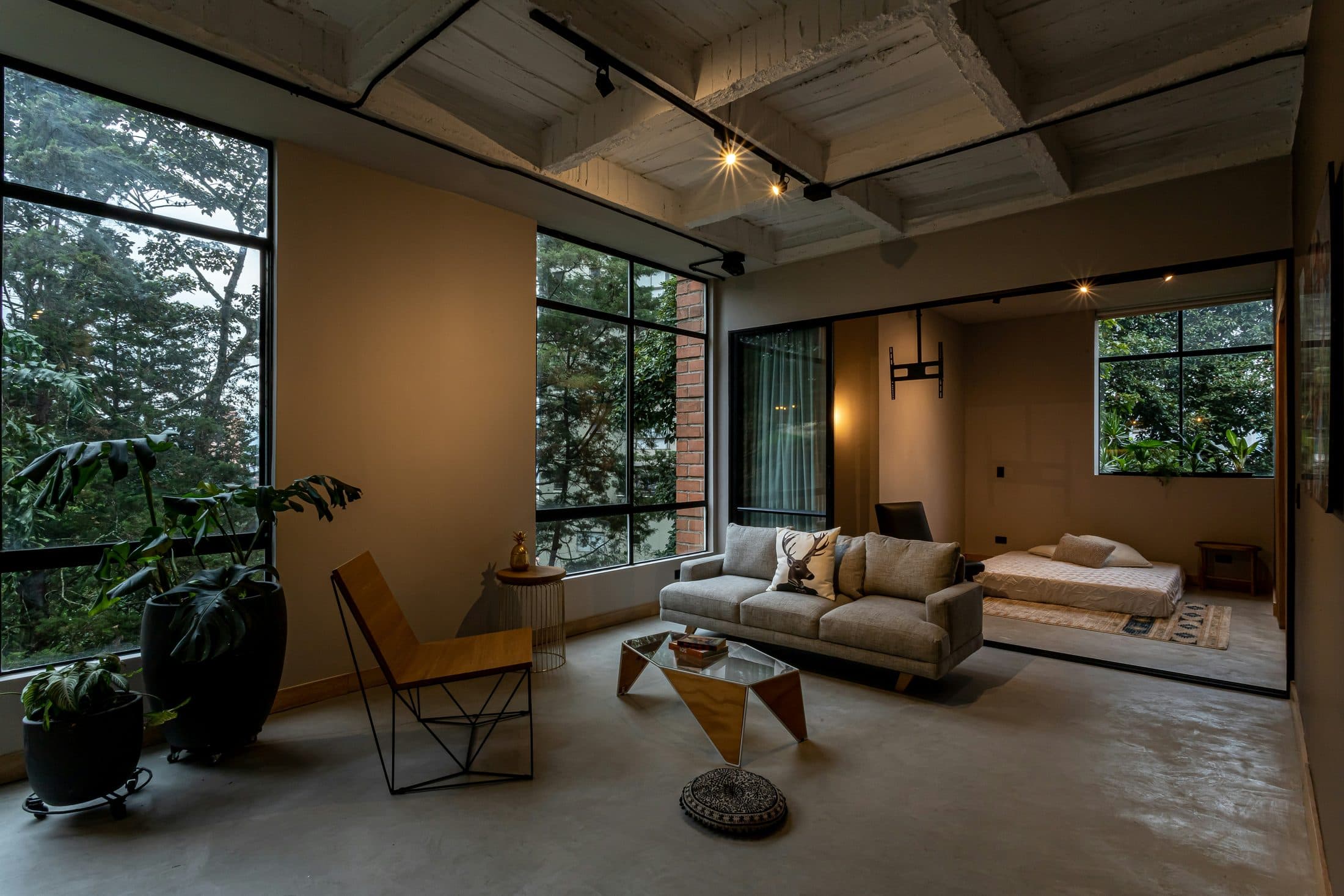 Sala de apartamento en Medellin representativa de Prope Inmobiliaria